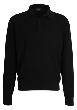 Brioni Trama polo shirt - Black