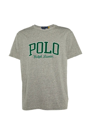 Polo Ralph Lauren Vintage classic-fit logo-embroidered T-shirt - Grey