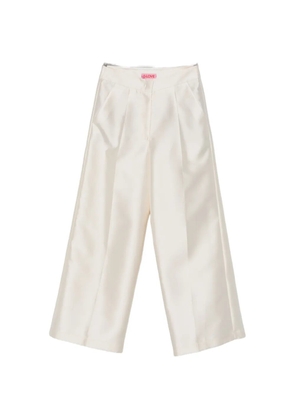 CARLA G. pressed-crease palazzo pants - Neutrals