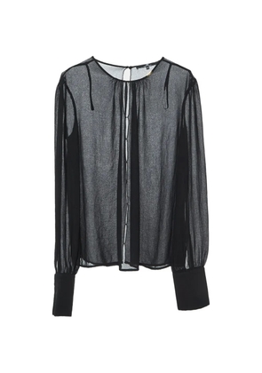 Elisabetta Franchi slit-detail blouse - Black