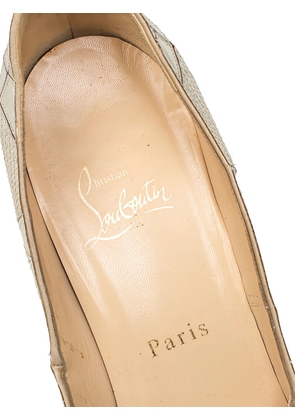 Christian Louboutin Pre-Owned Very Galaxy Art Deco pumps - Gold