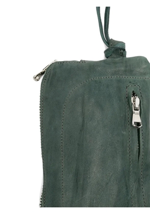 SOMMET Neck Pouch leather shoulder bag - Green