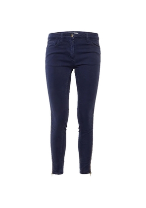 SANDRO zip-detail skinny-fit jeans - Blue