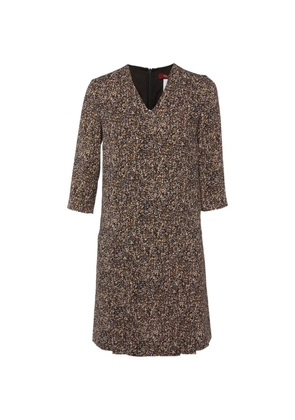 Max Mara V-neck midi dress - Brown