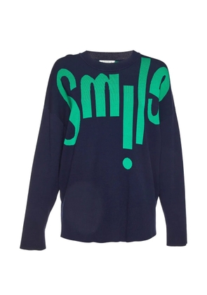SANDRO crew-neck sweater - Blue