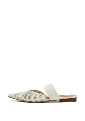 Malone Souliers Maisie perforated mules - White