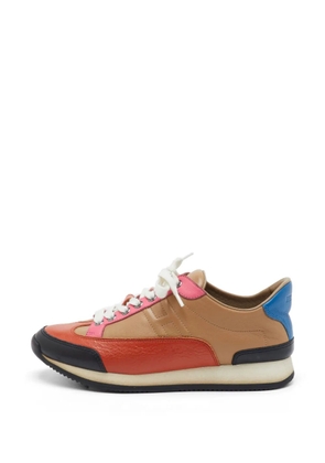 Hermès Pre-Owned Trail panelled sneakers - Neutrals