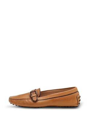 Tod's Vintage buckle slip-on loafers - Neutrals