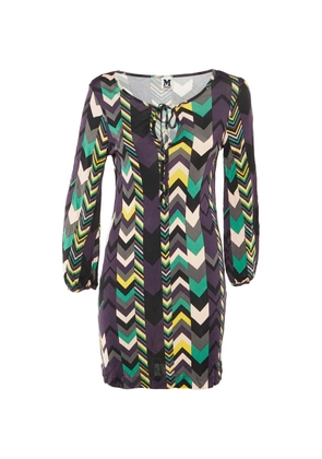 Missoni Pre-Owned arrow-print midi dress - Purple