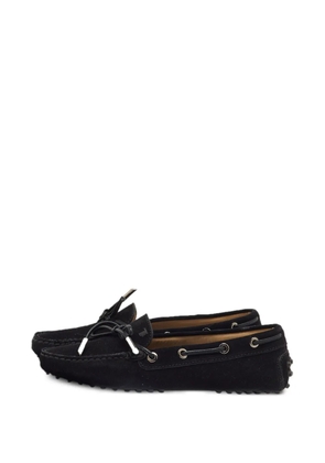Tod's Vintage suede gommino loafers - Black