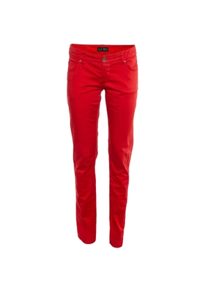 Armani Vintage slim-fit trousers - Red