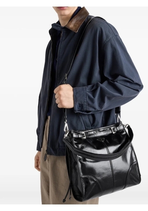 Prada Bonnie leather shoulder bag - Black