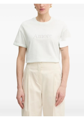 TWINSET crew-neck T-shirt - Blue
