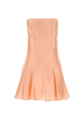 KHAITE Mags mini dress - Neutrals