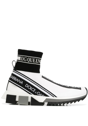 Dolce & Gabbana classic sock-sneakers - White