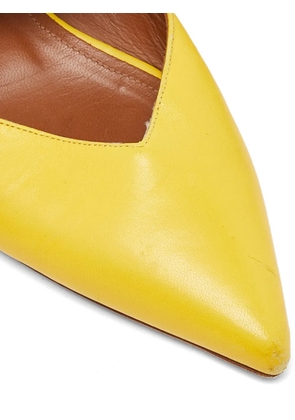 Malone Souliers Maisie woven-strap mules - Yellow