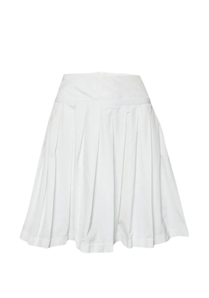 D&G Vintage pleated mini skirt - White