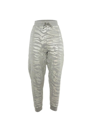 Kenzo Pre-Owned metallic-print track pants - Grey