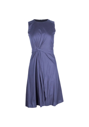 BOSS Digiana front twist A-line dress - Blue