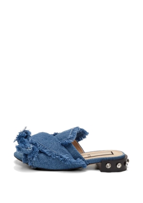 Nº21 knot frayed-edge sandals - Blue