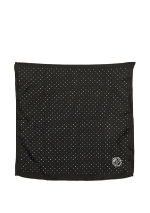 Dolce & Gabbana Pre-Owned polka-dot silk pocket square - Black