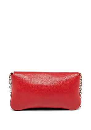 Carolina Herrera Vintage logo-plaque chain-link shoulder bag - Red