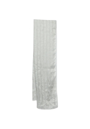 Giorgio Armani Pre-Owned stripe pattern scarf - Grey