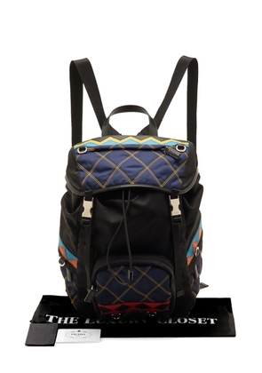 Prada Pre-Owned Tessuto Impunturato backpack - Blue