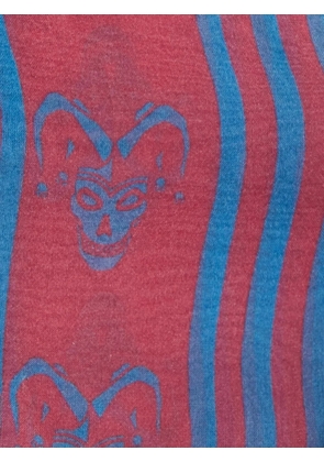 Alexander McQueen Pre-Owned Skull-print scarf - Pink