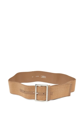 Versace Pre-Owned buckle belt - Neutrals