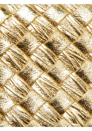 Bottega Veneta Pre-Owned Intrecciato card case - Gold