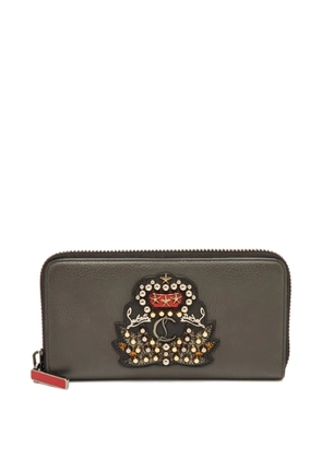 Christian Louboutin Pre-Owned Panettone studded wallet - Grey