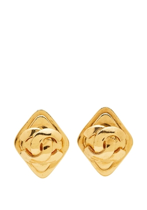 CHANEL Pre-Owned CC earrings - Gold