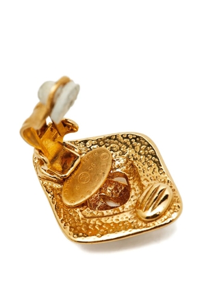 CHANEL Pre-Owned CC earrings - Gold