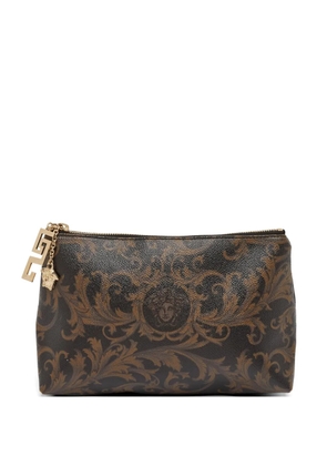 Versace Pre-Owned Barocco-print clutch bag - Brown