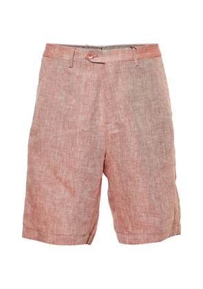 Etro Pre-Owned chambray tailored shorts - Pink