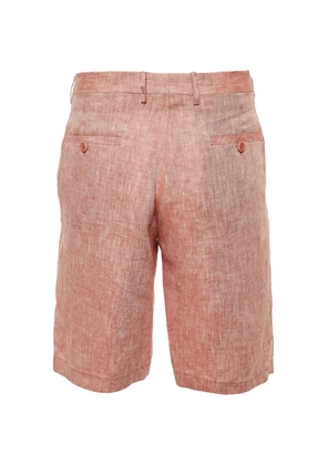 Etro Pre-Owned chambray tailored shorts - Pink