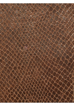 Aigner Vintage snakeskin-embossed bifold wallet - Brown