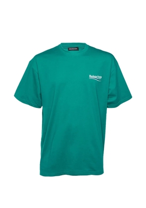 Balenciaga Pre-Owned Political Campaign cottonT-shirt - Green