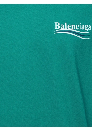 Balenciaga Pre-Owned Political Campaign cottonT-shirt - Green