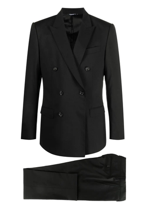 Dolce & Gabbana Martini-fit double-breasted suit - Black
