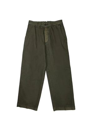 Nine In The Morning pleated straight-leg trousers - Green