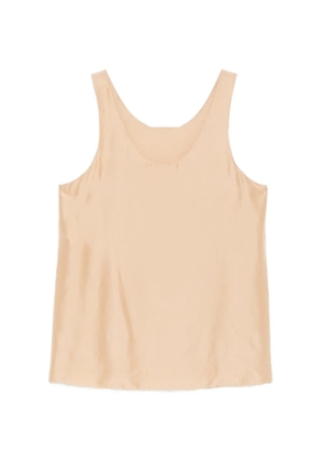 Alberta Ferretti scoop-neck tank top - Neutrals