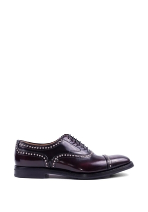 Church's studded cap-toe Oxford shoes - Red