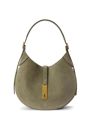 Polo Ralph Lauren Polo ID suede shoulder bag - Green