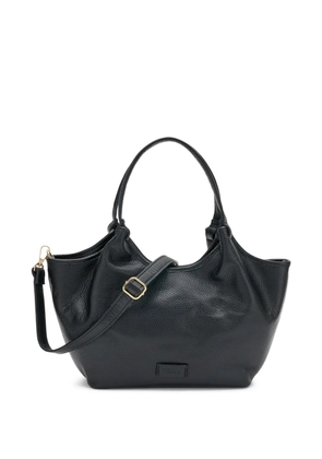 FRAU logo-appliqué leather tote bag - Black