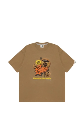 AAPE BY *A BATHING APE® graphic-print T-shirt - Brown