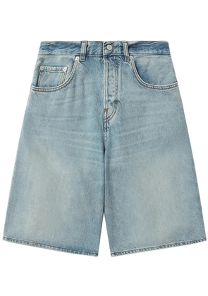 Haikure wide-leg denim shorts - Blue