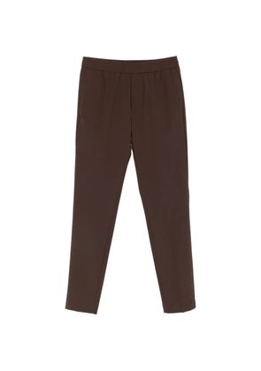 PMDS Steve T.568 elasticated-waistband trousers - Brown