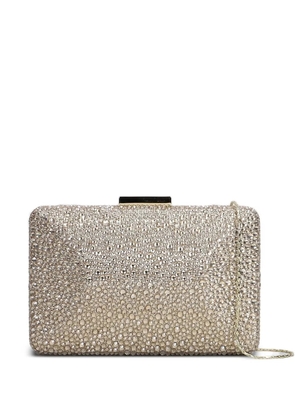 TWENTY FOURHAITCH Niger crystal-embellished clutch bag - Gold